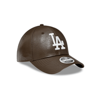 NEW ERA 9FORTY MLB LOS ANGELES DODGERS CRINKLED PU GORRA AJUSTABLE CAFE