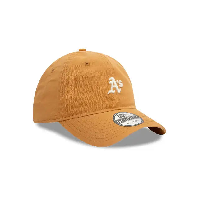 NEW ERA 9TWENTY MLB OAKLAND ATHLETICS MINI WASHED GORRA SIN ESTRUCTURA AJUSTABLE BEIGE
