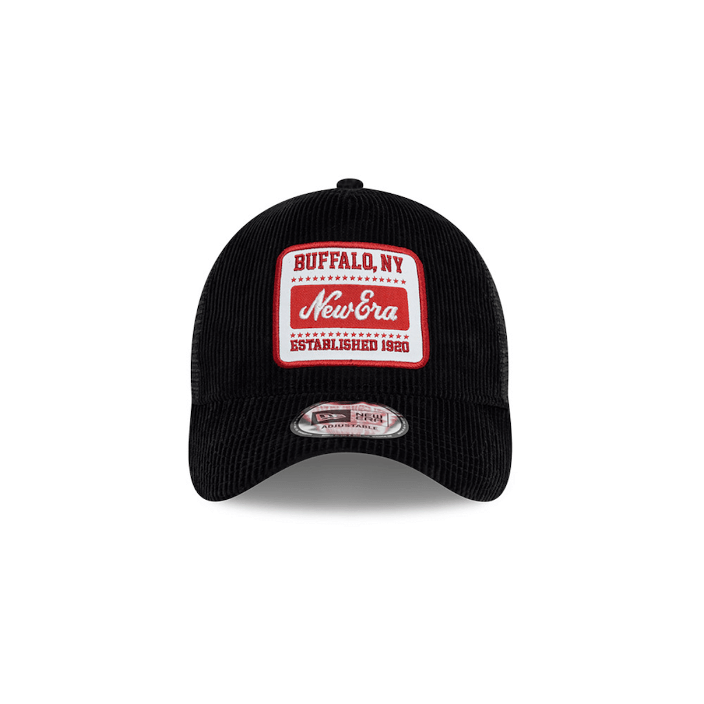 NEW ERA 9FORTY NE NE PATCH CORD GORRA TRUCKER AJUSTABLE NEGRO