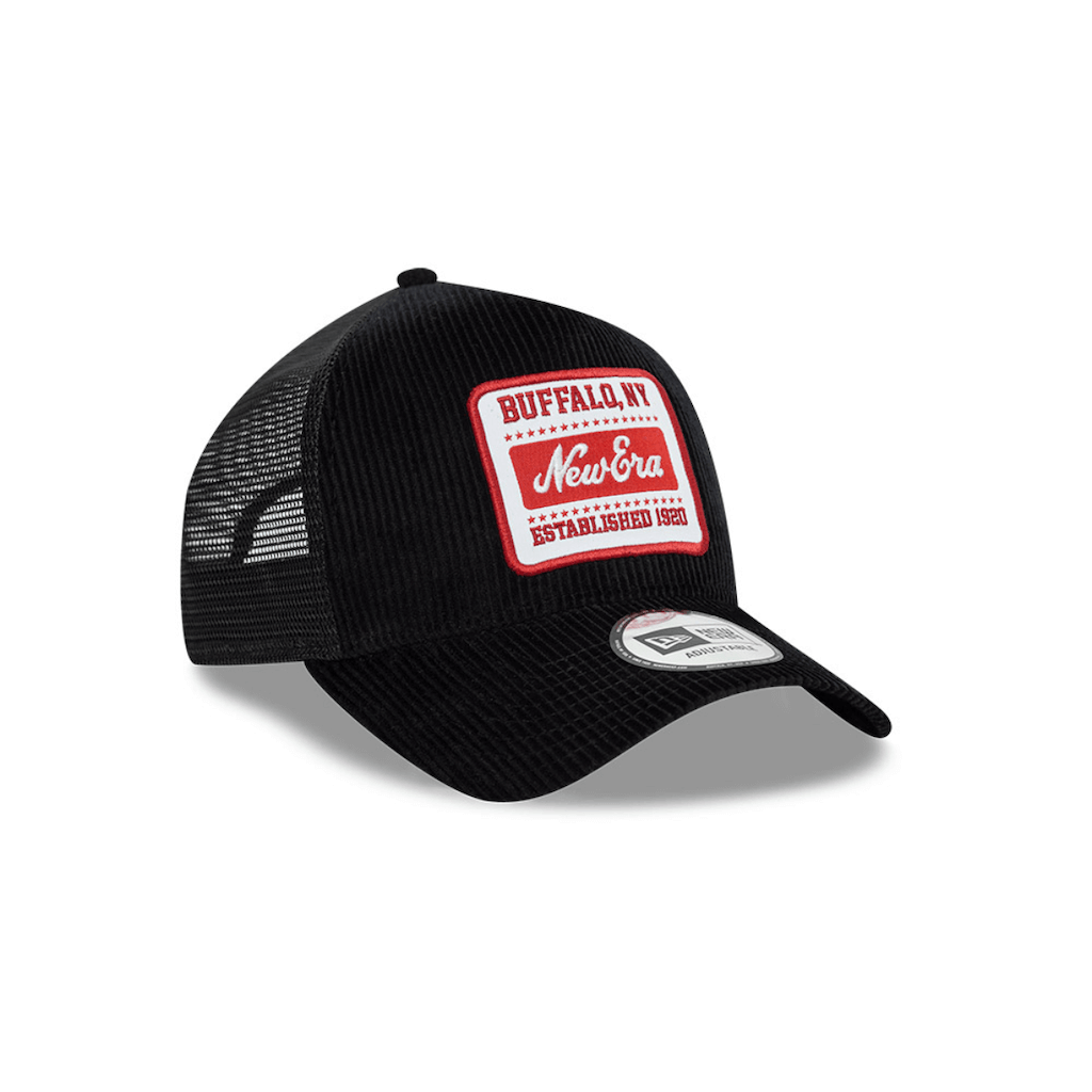 NEW ERA 9FORTY NE NE PATCH CORD GORRA TRUCKER AJUSTABLE NEGRO