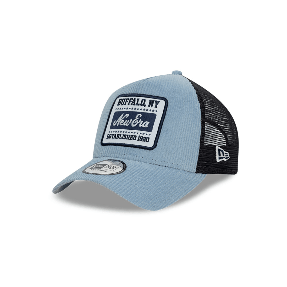 NEW ERA 9FORTY A-FRAME  NE PATCH CORD TRUCKER GORRA AJUSTABLE AZUL