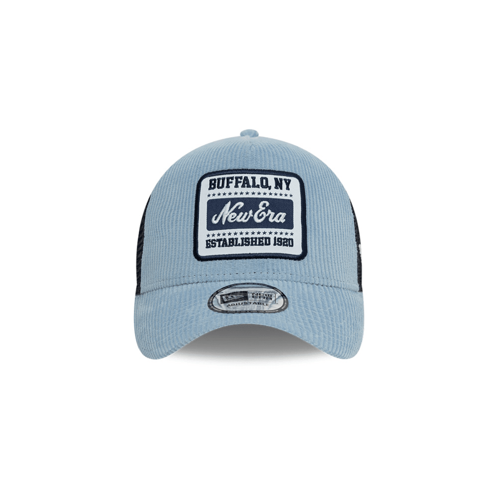 NEW ERA 9FORTY A-FRAME  NE PATCH CORD TRUCKER GORRA AJUSTABLE AZUL