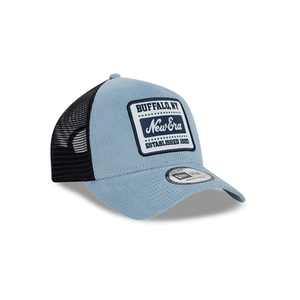 NEW ERA 9FORTY A-FRAME  NE PATCH CORD TRUCKER GORRA AJUSTABLE AZUL