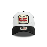 NEW ERA 9FORTY NE NE PATCH DISTRESS GORRA TRUCKER AJUSTABLE BLANCO