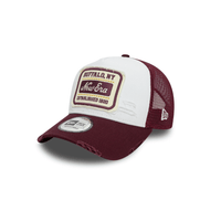 NEW ERA 9FORTY NE NE PATCH DISTRESS GORRA TRUCKER AJUSTABLE ROJO