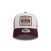 NEW ERA 9FORTY NE NE PATCH DISTRESS GORRA TRUCKER AJUSTABLE ROJO