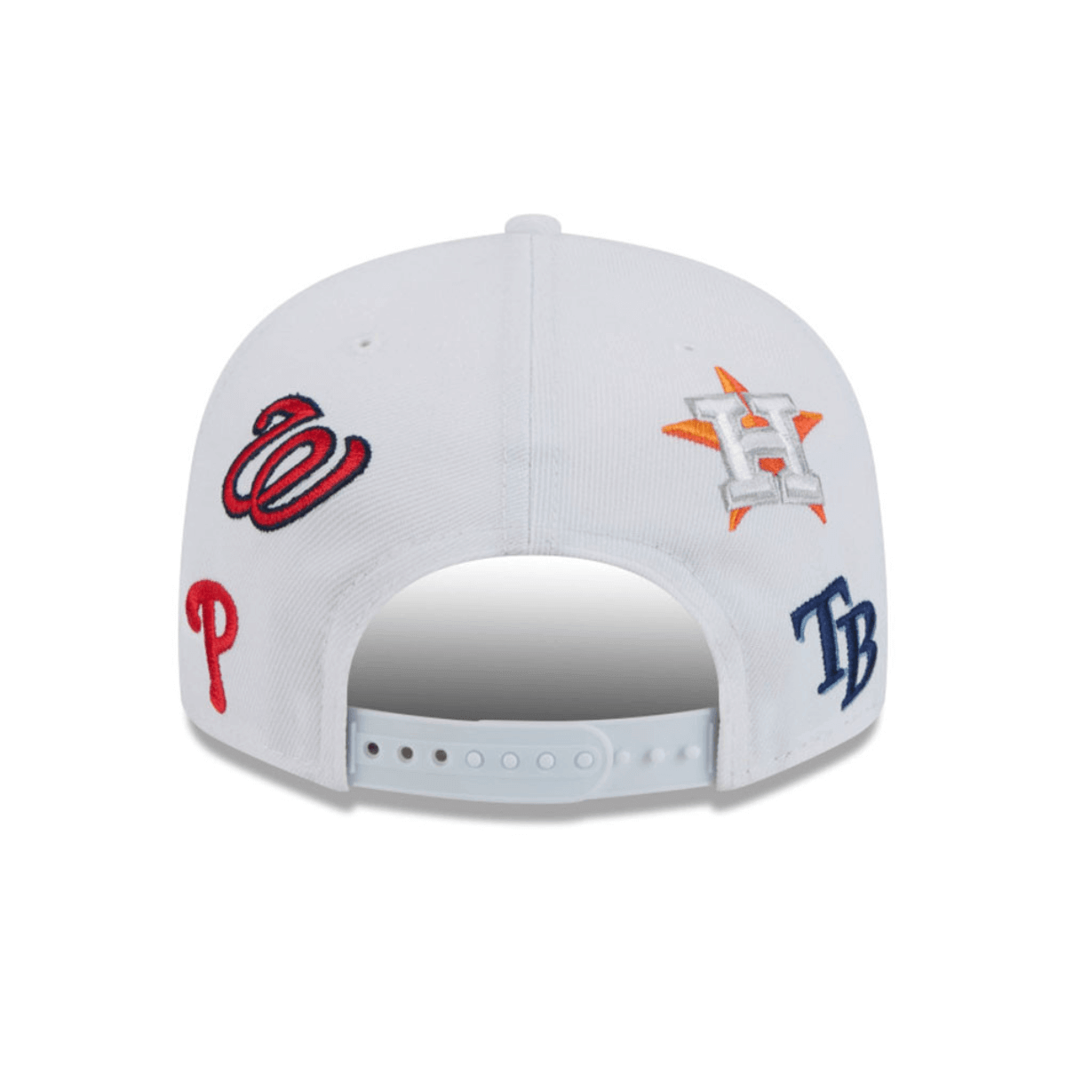 NEW ERA 9FIFTY MLB GRAPEFRUIT LEAGUE ALL OVER LOGO SPRING TRAINING FAN PACK 2025 GORRA AJUSTABLE BLANCA