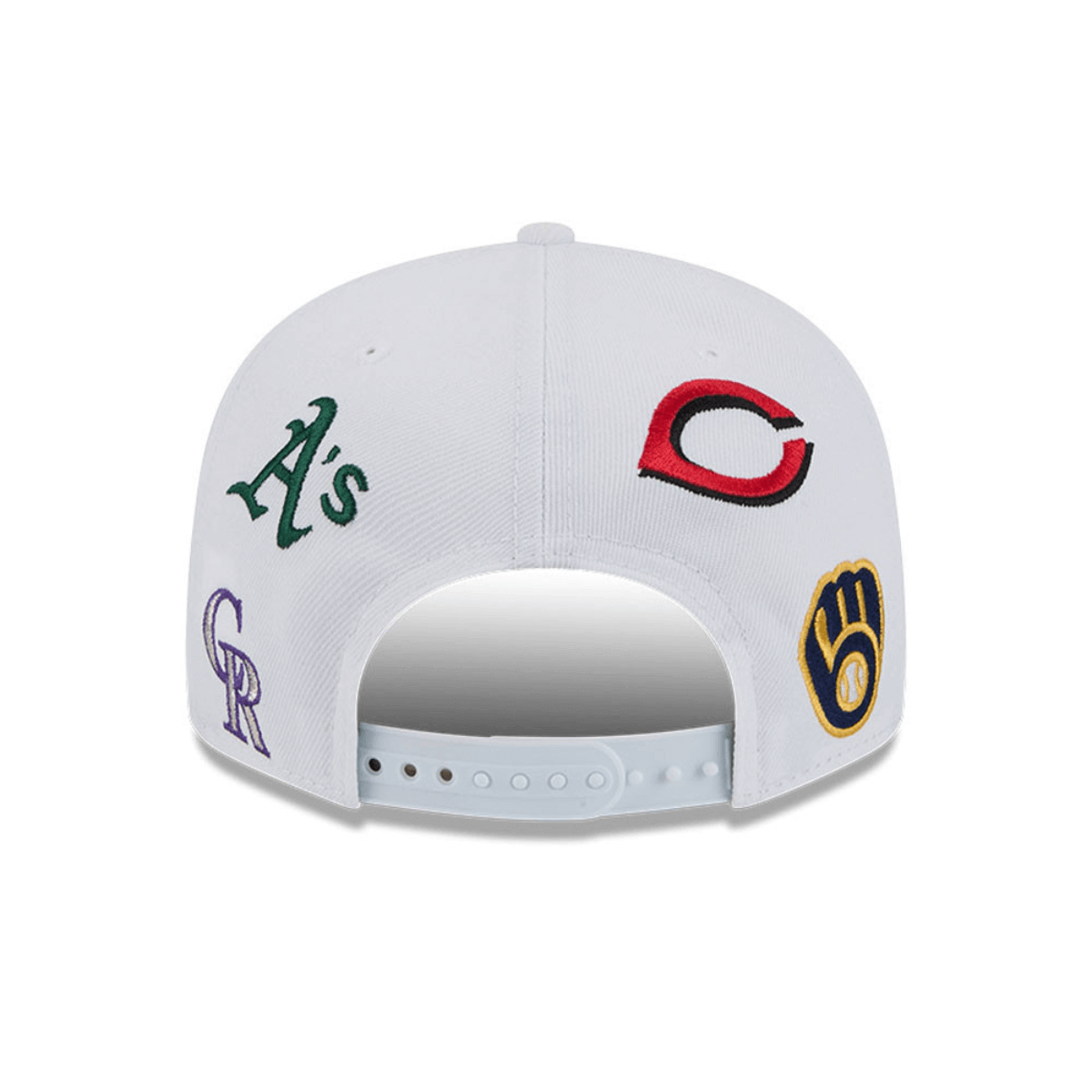 NEW ERA 9FIFTY MLB CACTUS LEAGUE ALL OVER LOGO SPRING TRAINING FAN PACK 2025 GORRA AJUSTABLE BLANCA