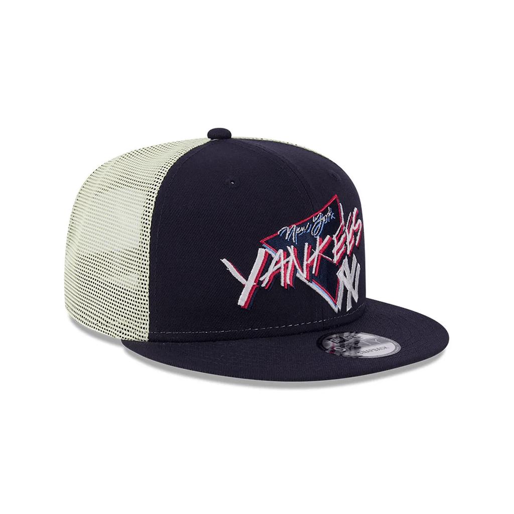 NEW ERA 9FIFTY MLB NEW YORK YANKEES TREND GORRA AJUSTABLE DE MALLA AZUL