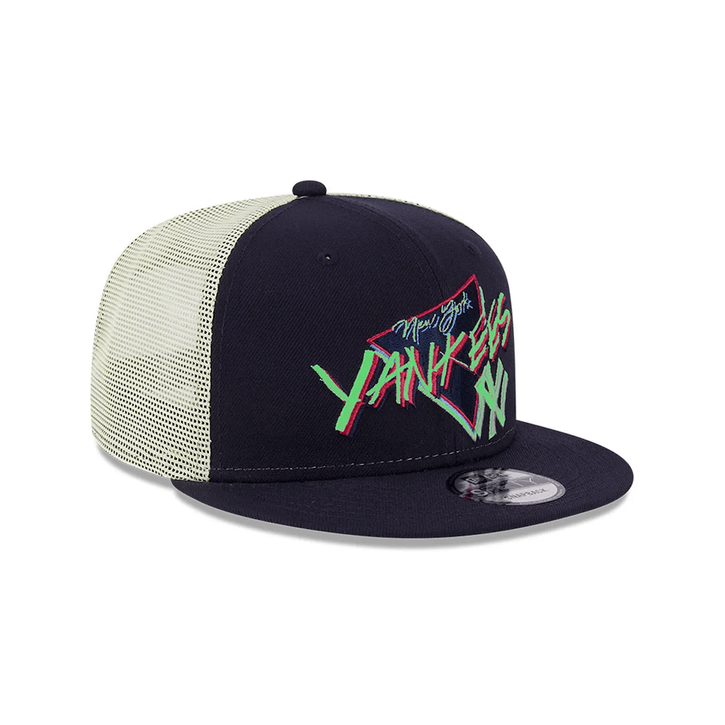 NEW ERA 9FIFTY MLB NEW YORK YANKEES TREND GORRA AJUSTABLE DE MALLA AZUL