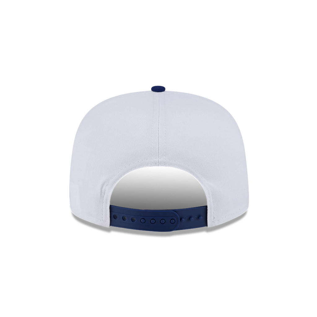 NEW ERA GOLFER MLB CHAMPIONSHIP PIN LA DODGERS VS OAKLAND ATHLETICS GORRA AJUSTABLE BLANCA