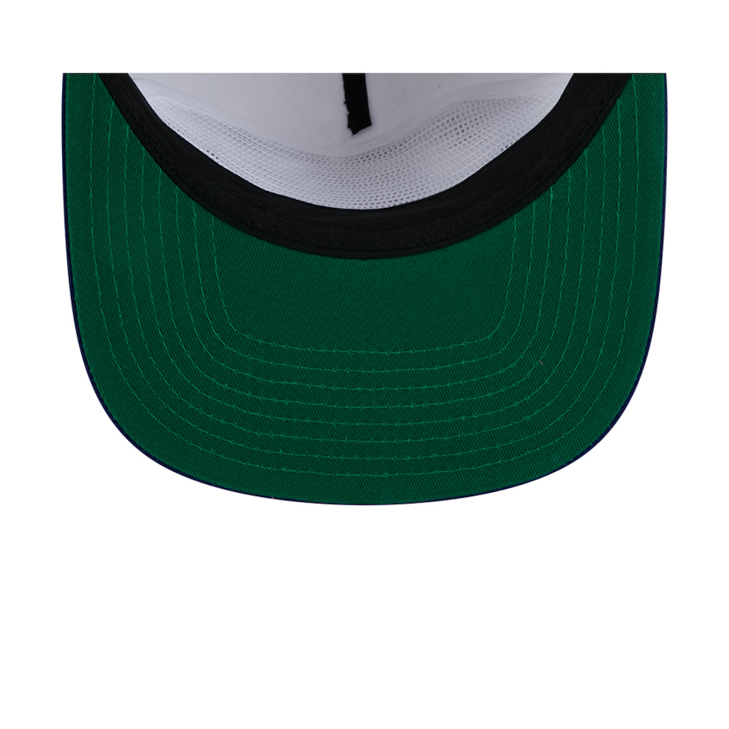 NEW ERA GOLFER MLB CHAMPIONSHIP PIN LA DODGERS VS OAKLAND ATHLETICS GORRA AJUSTABLE BLANCA