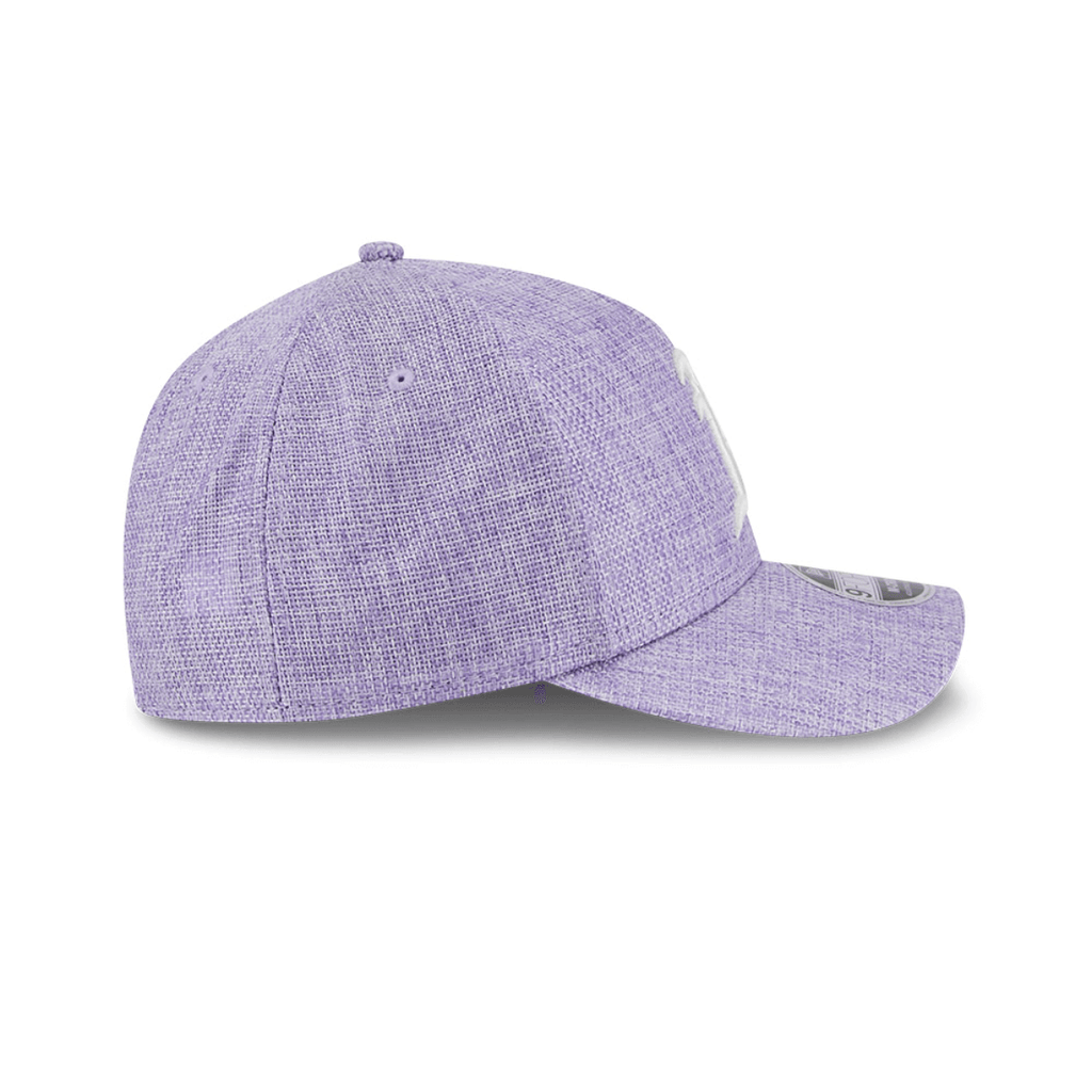 NEW ERA 9FORTY M-CROWN MLB OAKLAND ATHLETICS COTTON WEAVE GORRA AJUSTABLE MORADA