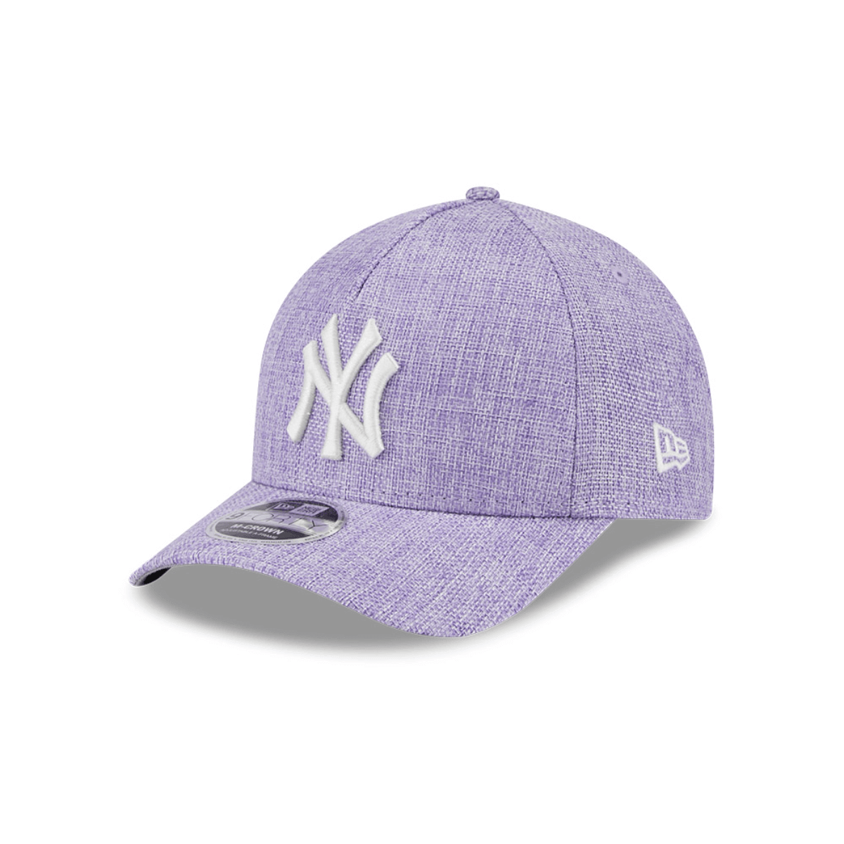 NEW ERA 9FORTY M-CROWN MLB NEW YORK YANKEES COTTON WEAVE GORRA AJUSTABLE MORADA