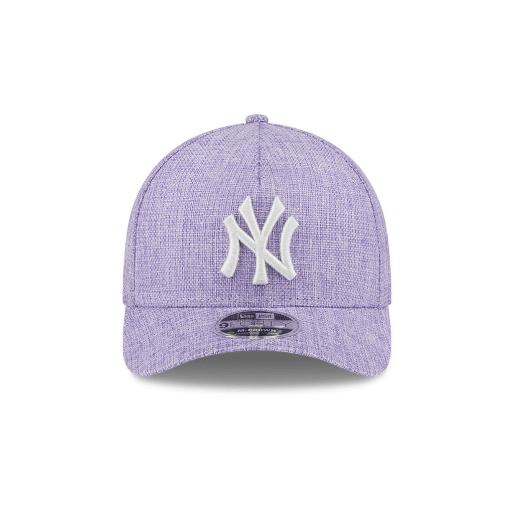 NEW ERA 9FORTY M-CROWN MLB NEW YORK YANKEES COTTON WEAVE GORRA AJUSTABLE MORADA