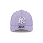 NEW ERA 9FORTY M-CROWN MLB NEW YORK YANKEES COTTON WEAVE GORRA AJUSTABLE MORADA