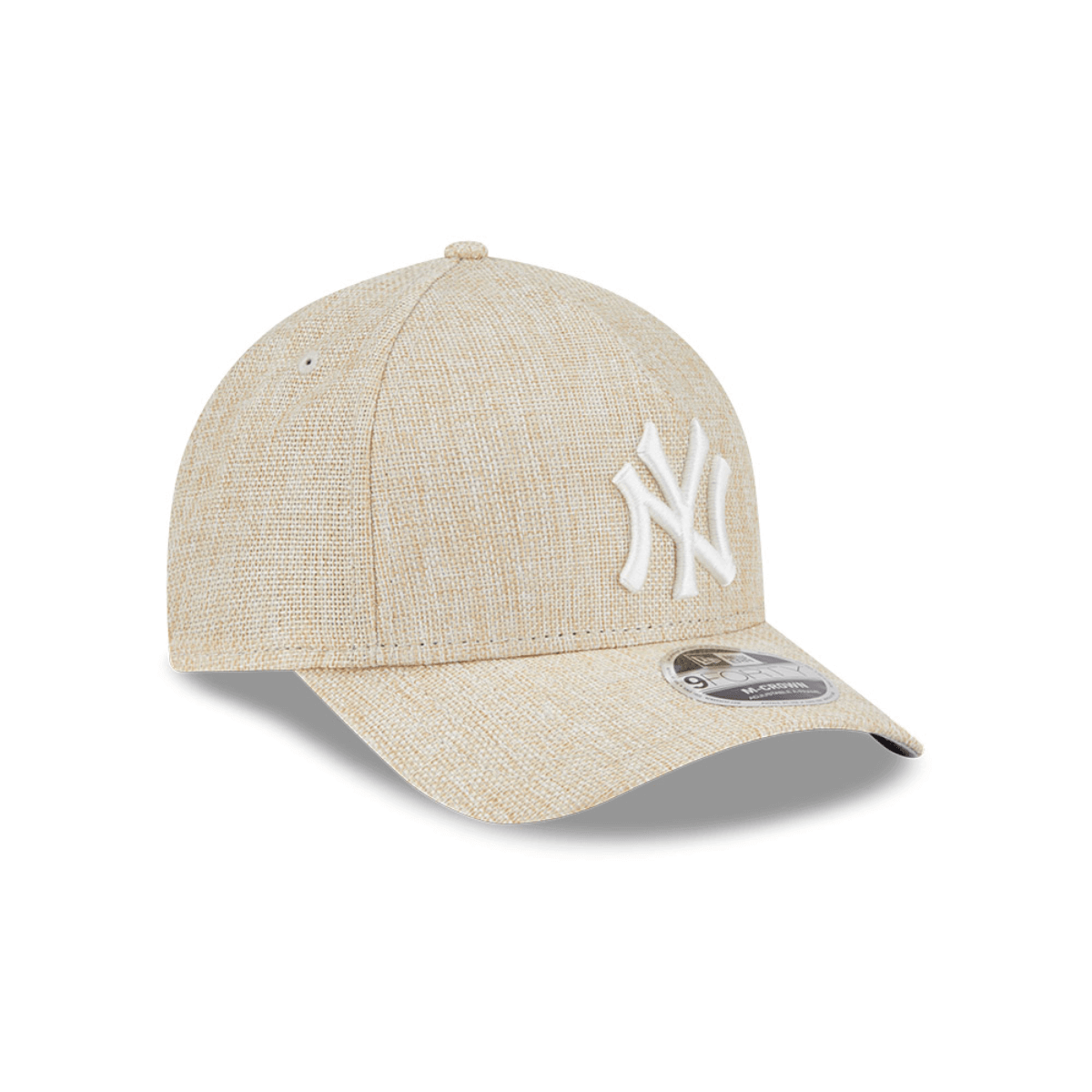 NEW ERA 9FORTY M-CROWN MLB NEW YORK YANKEES COTTON WEAVE GORRA AJUSTABLE BEIGE