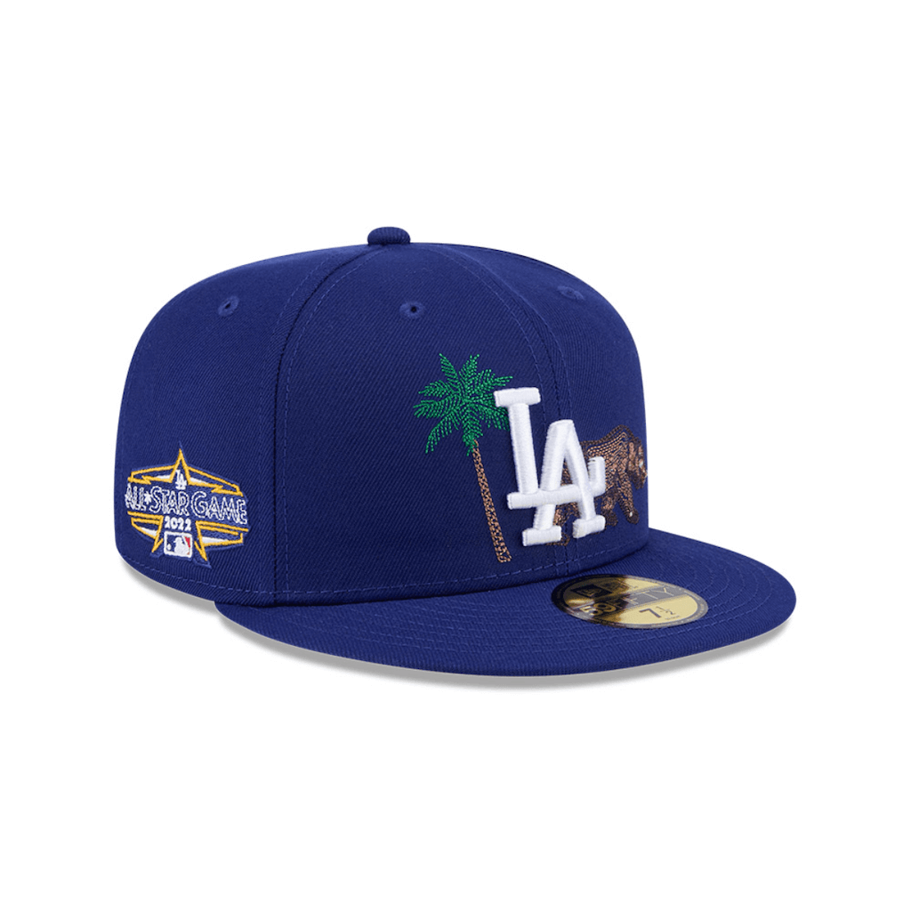 NEW ERA 59FIFTY MLB STATE STITCH LOS ANGELES DODGERS GORRA CERRADA  AZUL