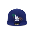 NEW ERA 59FIFTY MLB STATE STITCH LOS ANGELES DODGERS GORRA CERRADA  AZUL