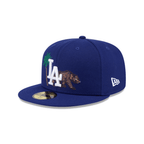 NEW ERA 59FIFTY MLB STATE STITCH LOS ANGELES DODGERS GORRA CERRADA  AZUL