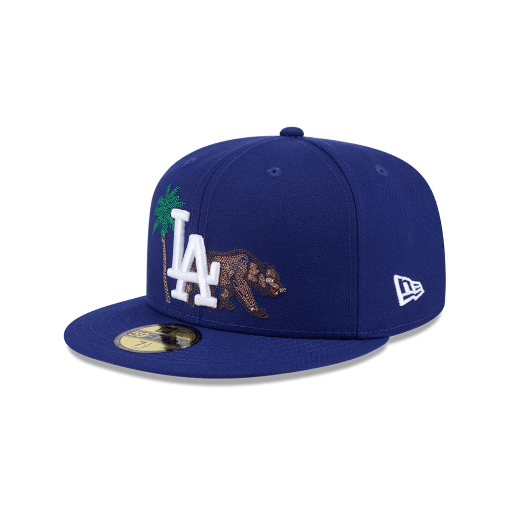 NEW ERA 59FIFTY MLB STATE STITCH LOS ANGELES DODGERS GORRA CERRADA  AZUL