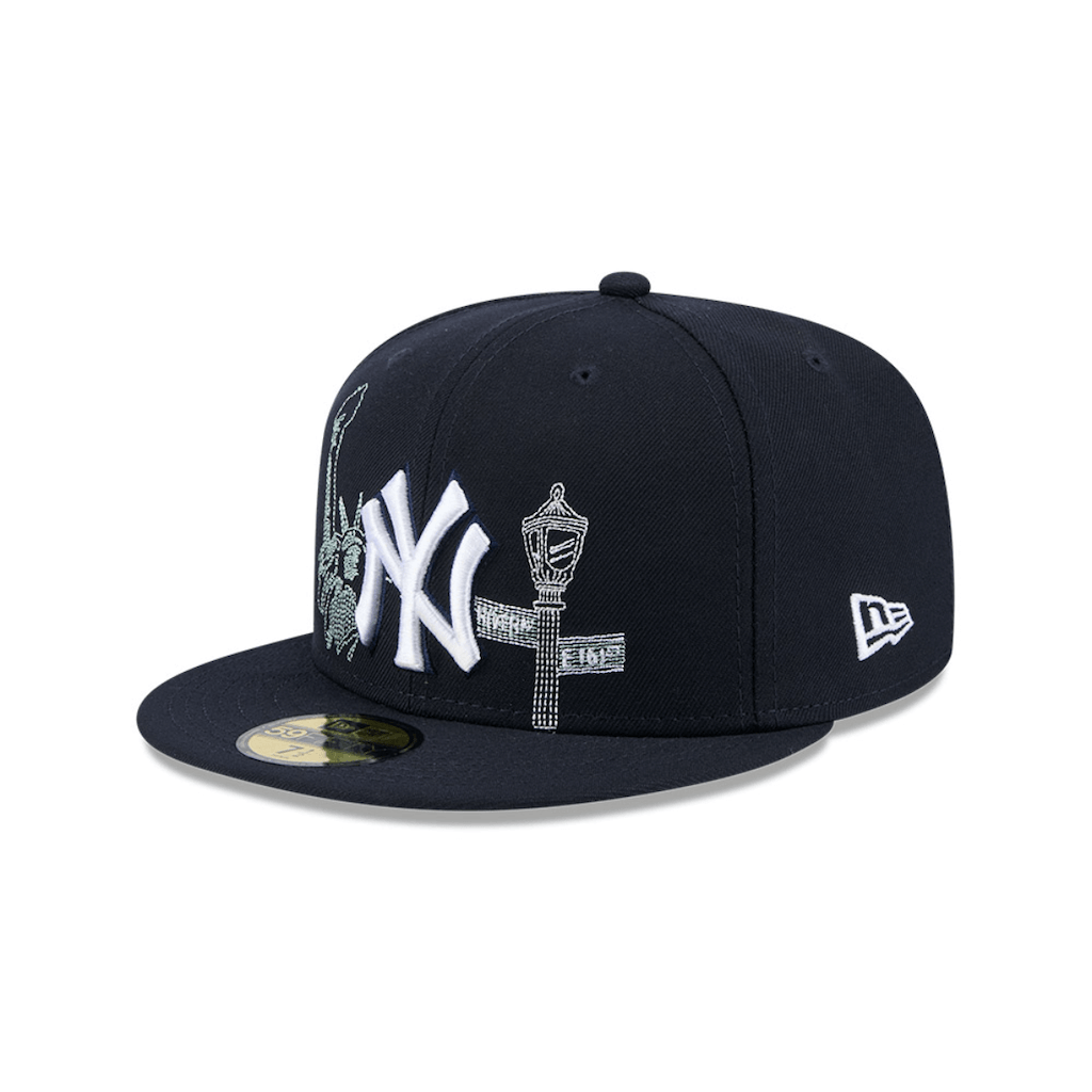 NEW ERA 59FIFTY MLB STATE STITCH NEW YORK YANKEES GORRA CERRADA  AZUL