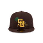 NEW ERA 59FIFTY MLB STATE STITCH SAN DIEGO PADRES GORRA CERRADA  CAFE