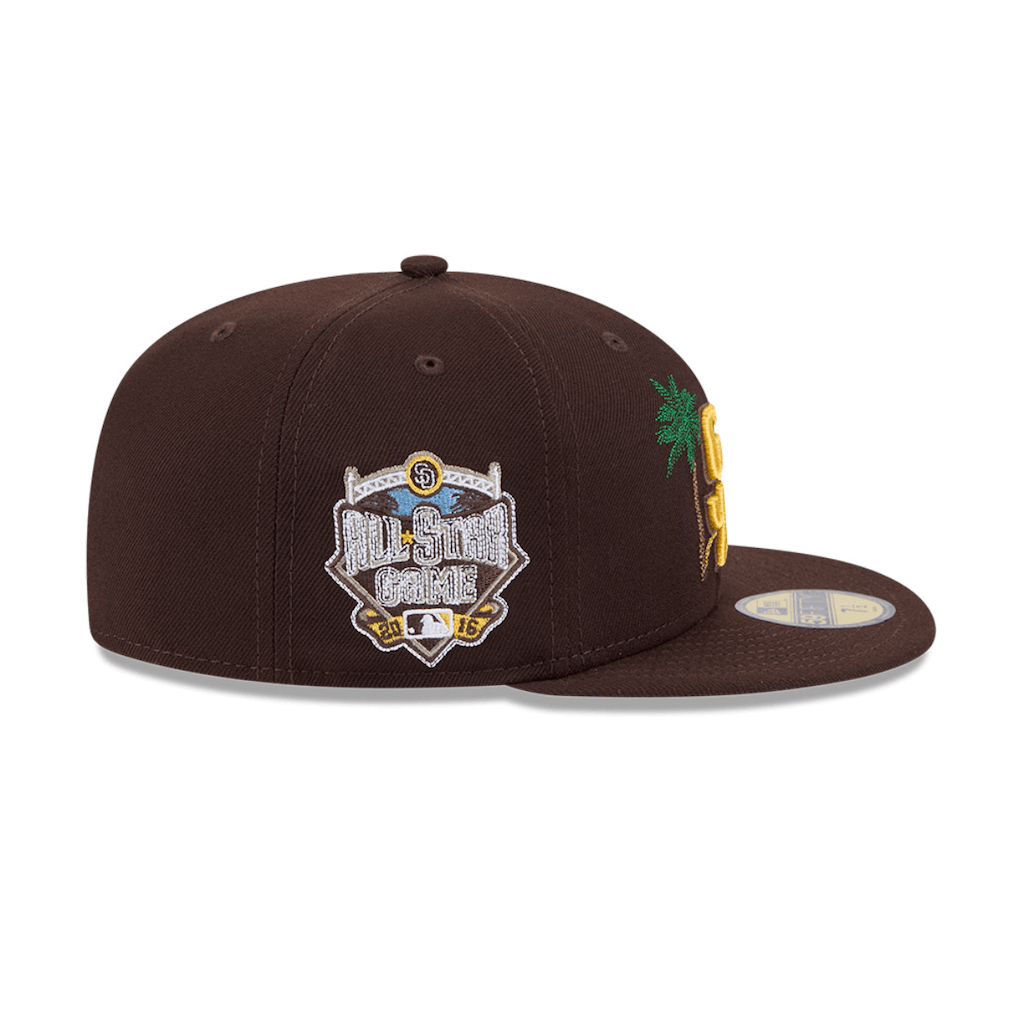 NEW ERA 59FIFTY MLB STATE STITCH SAN DIEGO PADRES GORRA CERRADA  CAFE