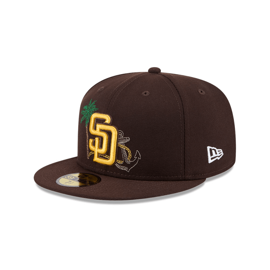 NEW ERA 59FIFTY MLB STATE STITCH SAN DIEGO PADRES GORRA CERRADA  CAFE