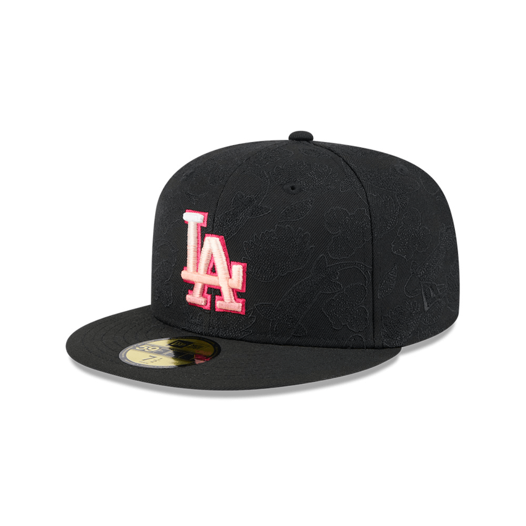 NEW ERA 59FIFTY MLB LOS ANGELES DODGERS TONAL KOI GORRA CERRADA NEGRA