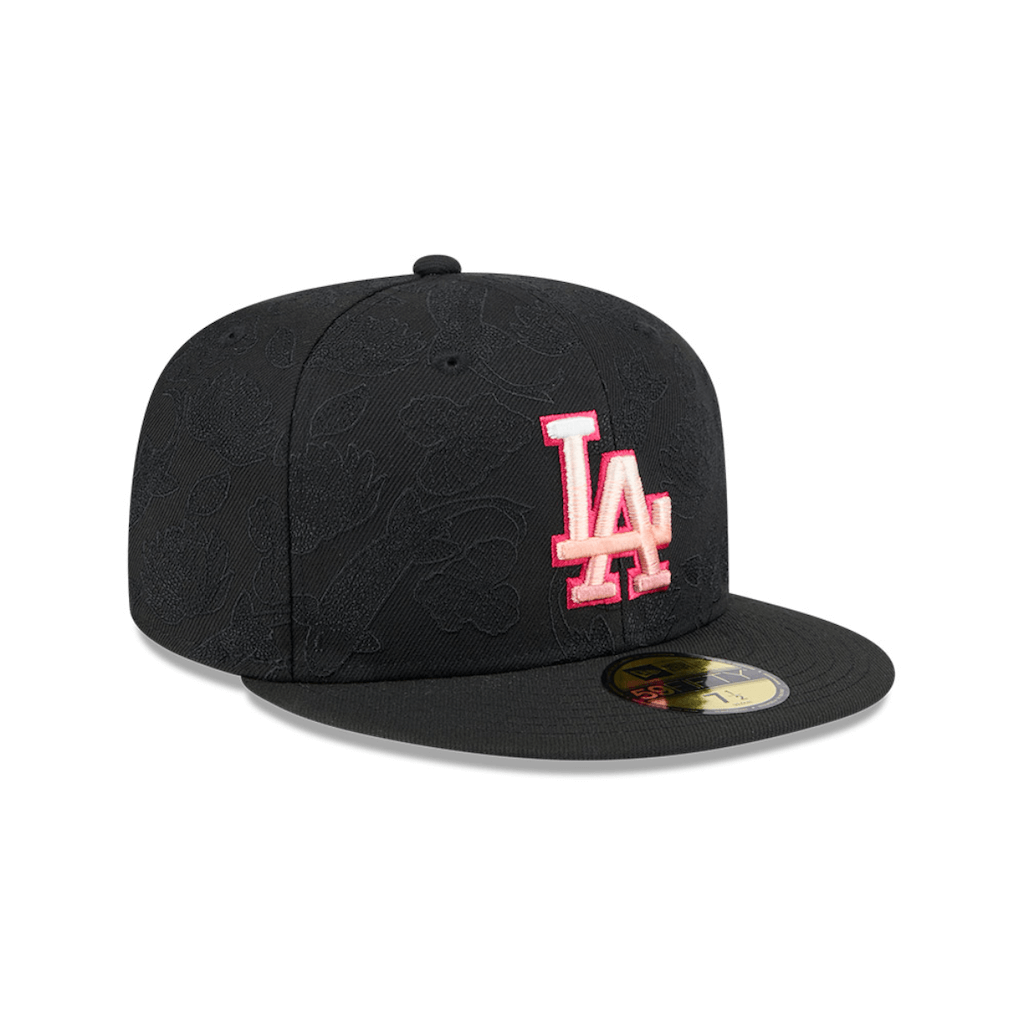 NEW ERA 59FIFTY MLB LOS ANGELES DODGERS TONAL KOI GORRA CERRADA NEGRA