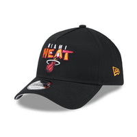 NEW ERA 9FORTY A-FRAME NBA MIAMI HEAT RETRO GORRA AJUSTABLE NEGRA