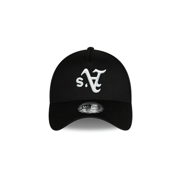 NEW ERA 9FORTY E FRAME MLB OAKLAND ATHLETICS GLOW REVERSE GORRA AJUSTABLE NEGRA