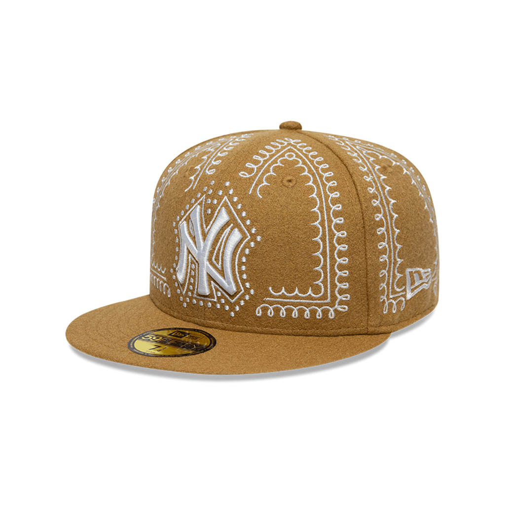 NEW ERA 59FIFTY  MLB NY YANKEES GINGERBREAD GORRA CERRADA BEIGE