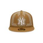NEW ERA 59FIFTY  MLB NY YANKEES GINGERBREAD GORRA CERRADA BEIGE