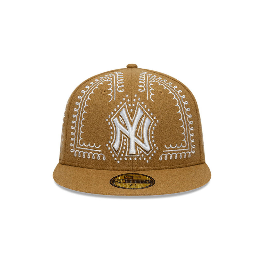 NEW ERA 59FIFTY  MLB NY YANKEES GINGERBREAD GORRA CERRADA BEIGE