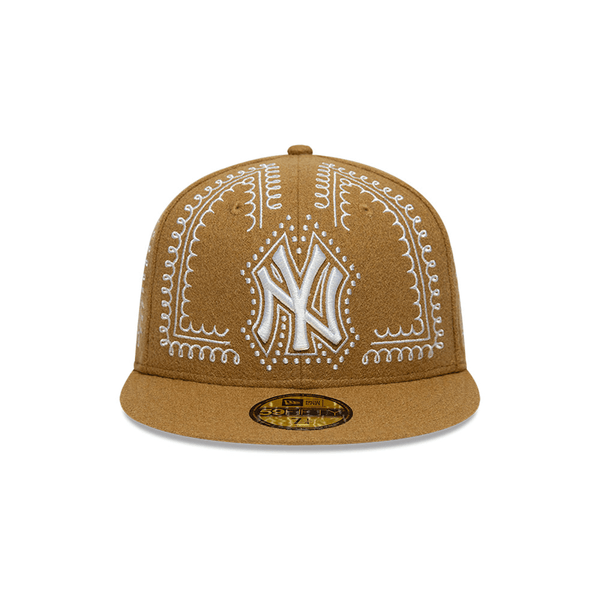 NEW ERA 59FIFTY  MLB NY YANKEES GINGERBREAD GORRA CERRADA BEIGE