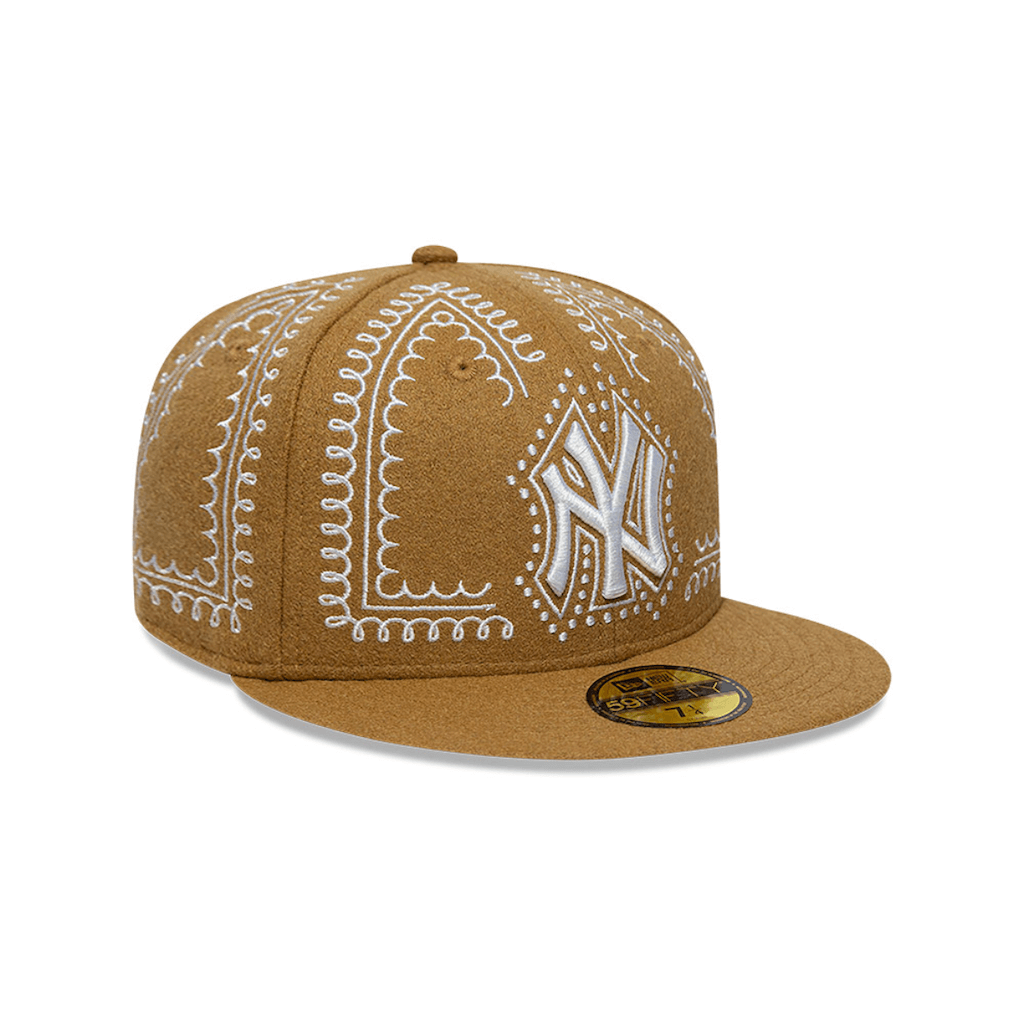 NEW ERA 59FIFTY  MLB NY YANKEES GINGERBREAD GORRA CERRADA BEIGE