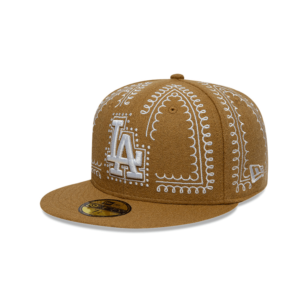 NEW ERA 59FIFTY  MLB LA DODGERS GINGERBREAD GORRA CERRADA BEIGE