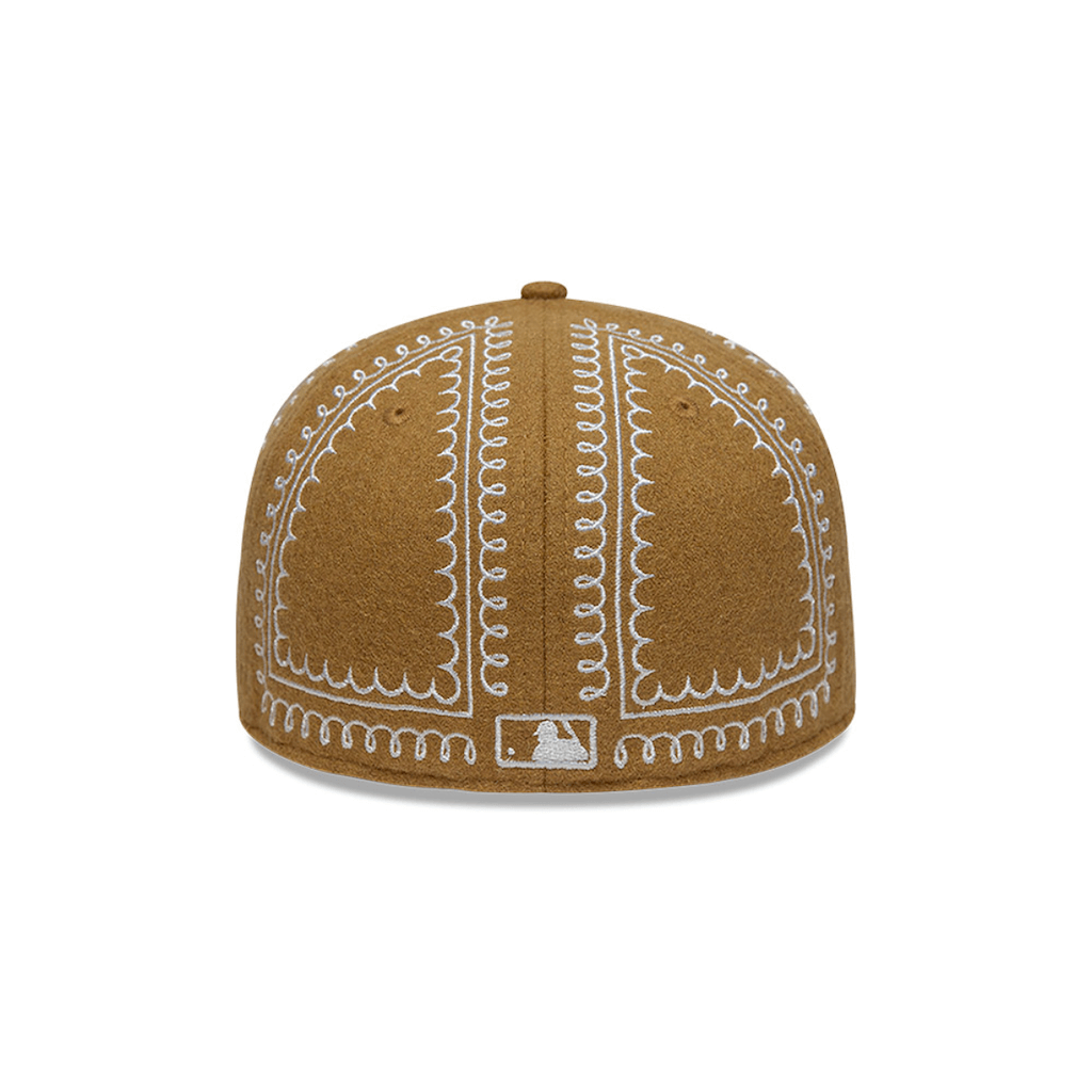 NEW ERA 59FIFTY  MLB LA DODGERS GINGERBREAD GORRA CERRADA BEIGE