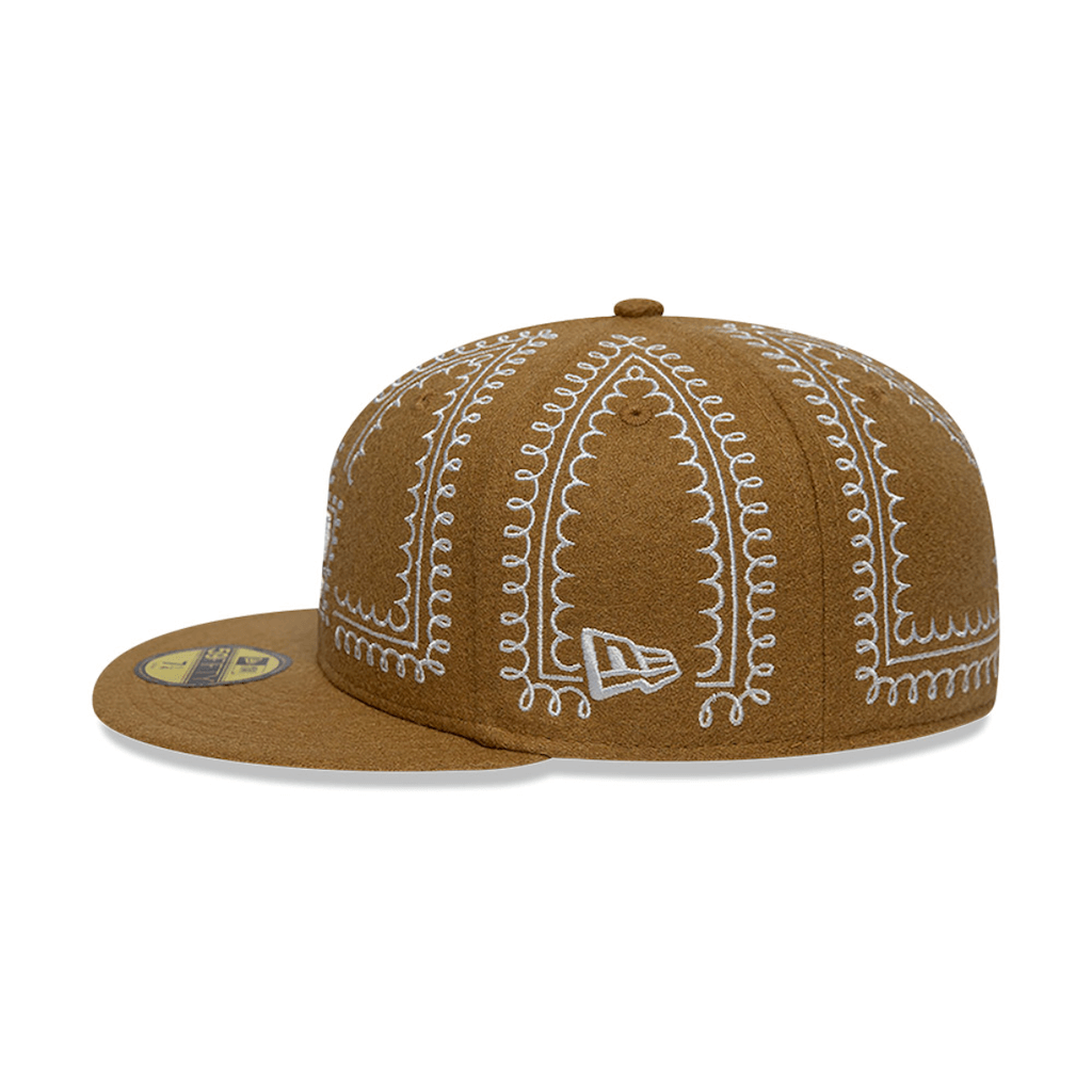 NEW ERA 59FIFTY  MLB LA DODGERS GINGERBREAD GORRA CERRADA BEIGE
