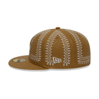 NEW ERA 59FIFTY  MLB LA DODGERS GINGERBREAD GORRA CERRADA BEIGE