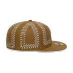NEW ERA 59FIFTY  MLB LA DODGERS GINGERBREAD GORRA CERRADA BEIGE