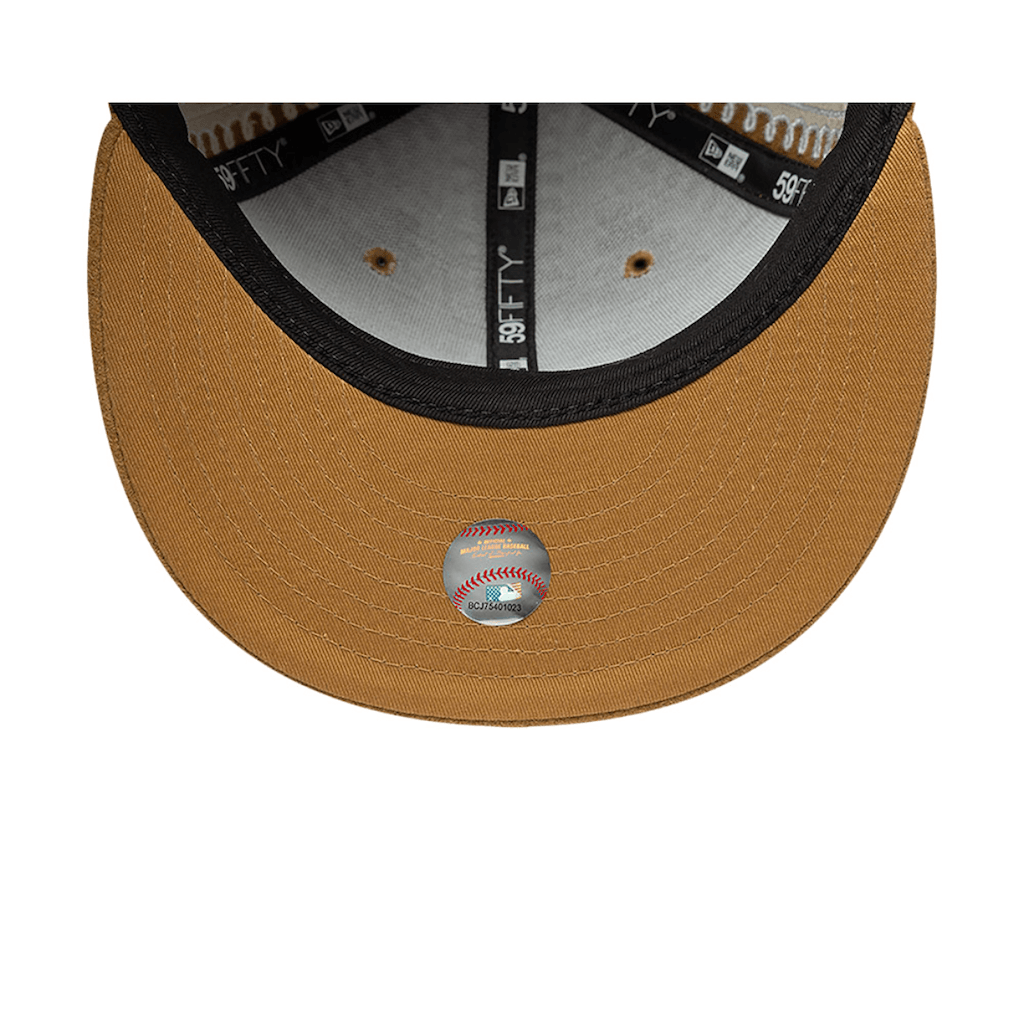 NEW ERA 59FIFTY  MLB LA DODGERS GINGERBREAD GORRA CERRADA BEIGE