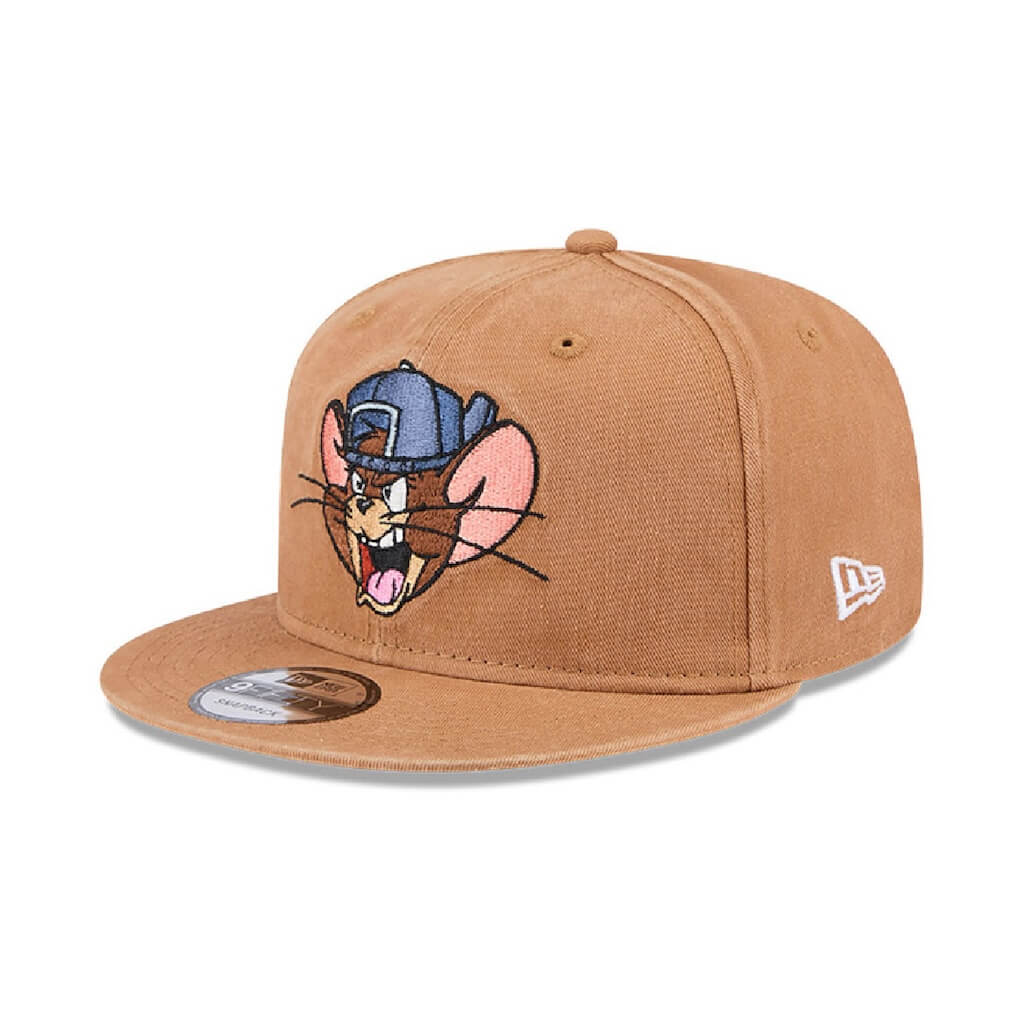 NEW ERA 9FIFTY ENTRETENIMIENTO TOM & JERRY NA ECOM CUSTOMS JANUARY GORRA AJUSTABLE BEIGE