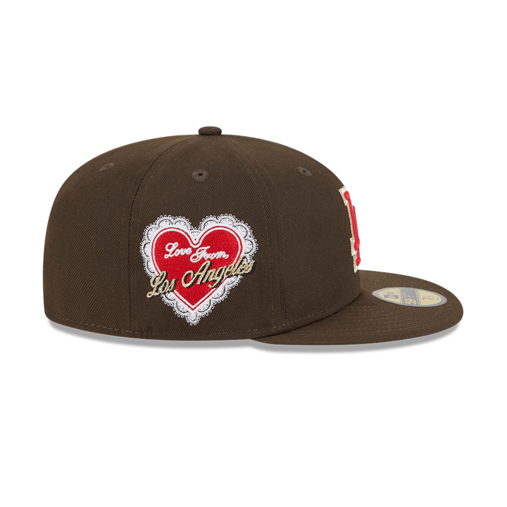 NEW ERA 59FIFTY MLB LOS ANGELES DODGERS LOVE FROM GORRA CERRADA CAFE