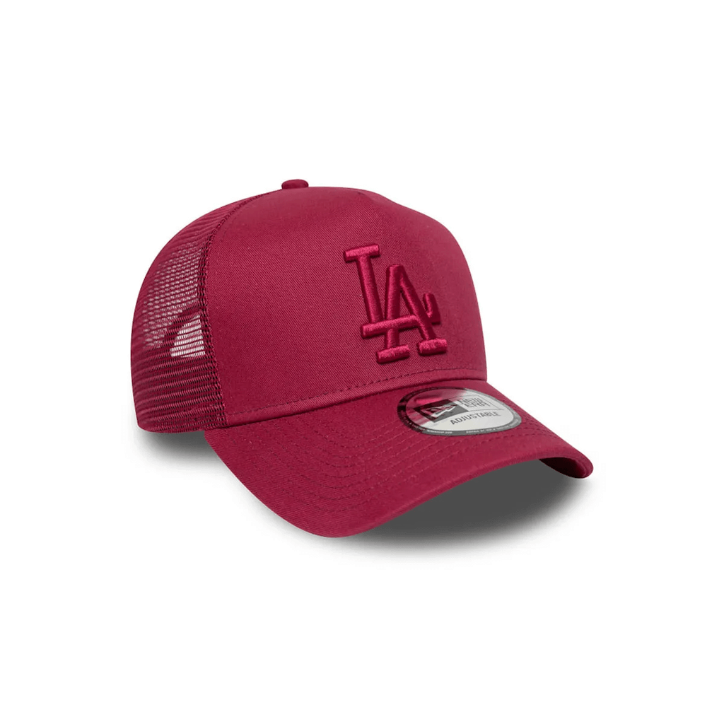 NEW ERA 9FORTY A-FRAME MLB LOS ANGELES DODGERS LEAGUE ESSENTIAL GORRA AJUSTABLE CAMIONERA ROJA