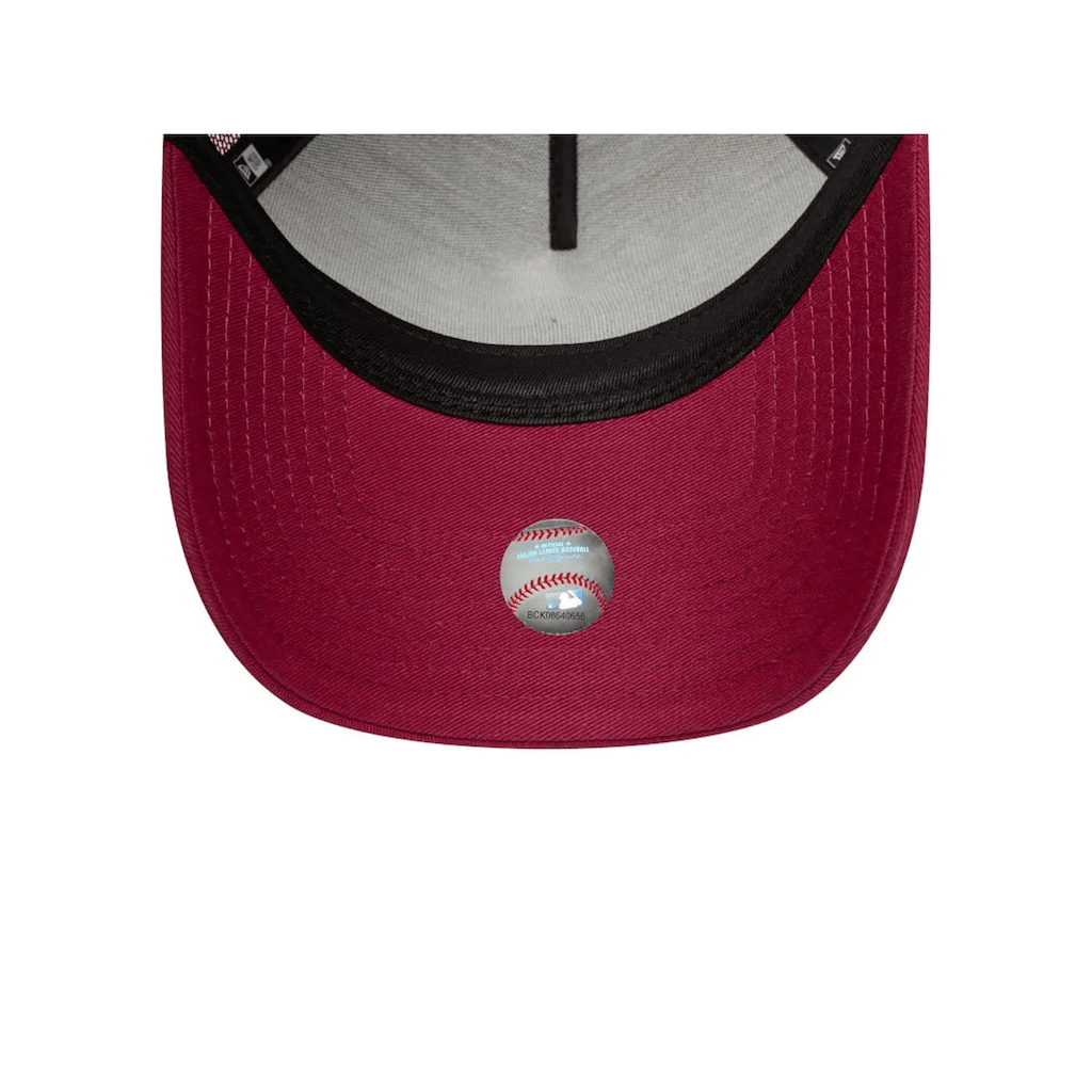 NEW ERA 9FORTY A-FRAME MLB LOS ANGELES DODGERS LEAGUE ESSENTIAL GORRA AJUSTABLE CAMIONERA ROJA