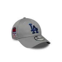 NEW ERA 9FORTY MLB LOS ANGELES DODGERS MLB SIDE PATCH GORRA AJUSTABLE GRIS