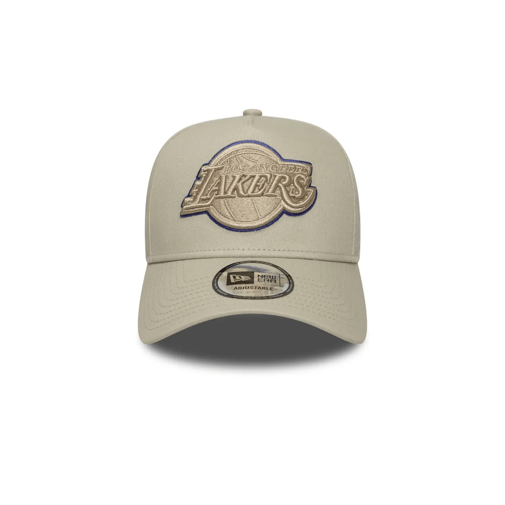 NEW ERA 9FORTY NBA LOS ANGELES LAKERS TEAM OUTLINE GORRA AJUSTABLE BEIGE